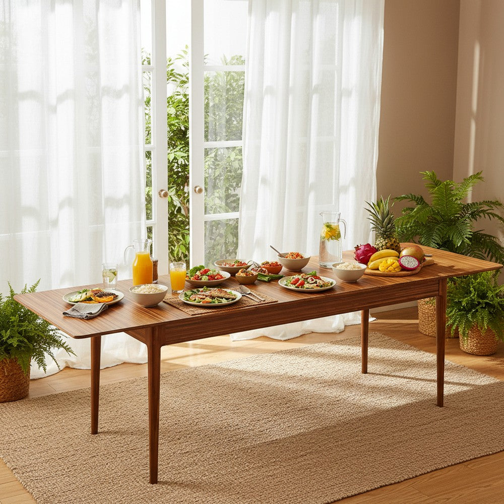 Greenington - Oslo 110" Double-Leaves Extension Dining Table, Copper - OSL001CP view 8