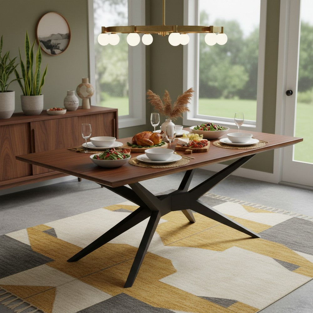 Greenington - Rodney Dining Table, Copper & Charcoal - ROD001CH view 4