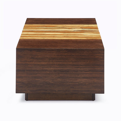 Greenington - Sarah 40 Mid-Century Modern Coffee Table with Hidden Storage in Exotic Tiger Finish - SRH015BG view 4