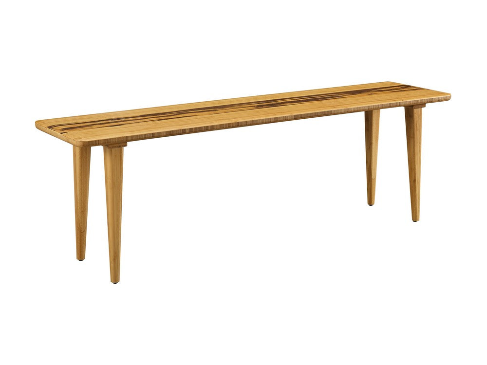 Greenington - Sarah 55 Mid-Century Modern Dining Bench in Solid Moso Bamboo - SRH013GD view 1