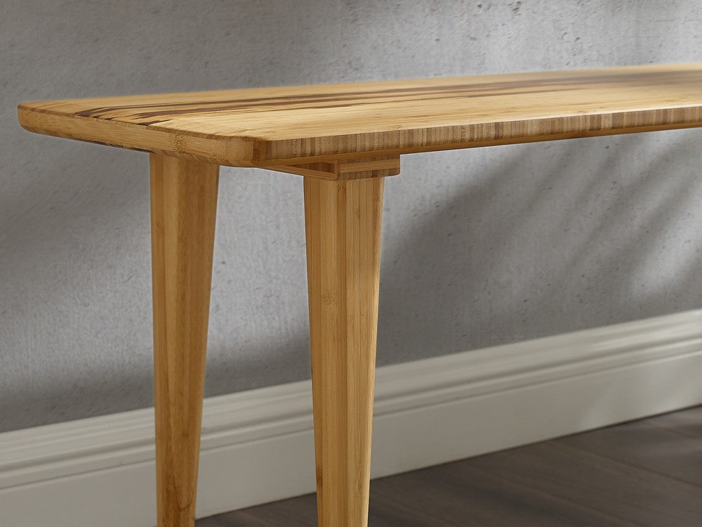 Greenington - Sarah 55 Mid-Century Modern Dining Bench in Solid Moso Bamboo - SRH013GD view 3