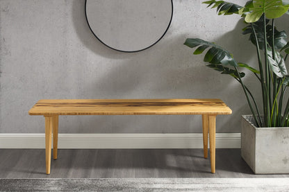 Greenington - Sarah 55 Mid-Century Modern Dining Bench in Solid Moso Bamboo - SRH013GD view 7