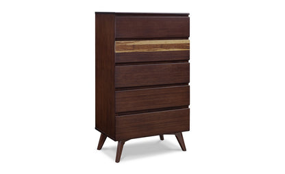 Greenington - Sarah Five Drawer High Chest, Burgundy - SRH004BG view 1