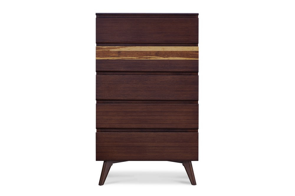 Greenington - Sarah Five Drawer High Chest, Burgundy - SRH004BG view 2