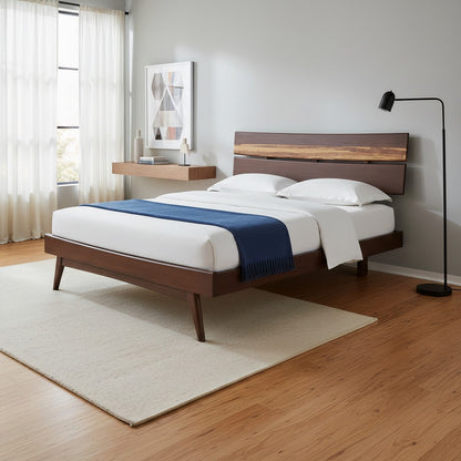 Greenington - Sarah King Platform Bed, Burgundy  - SRH002BG view 6