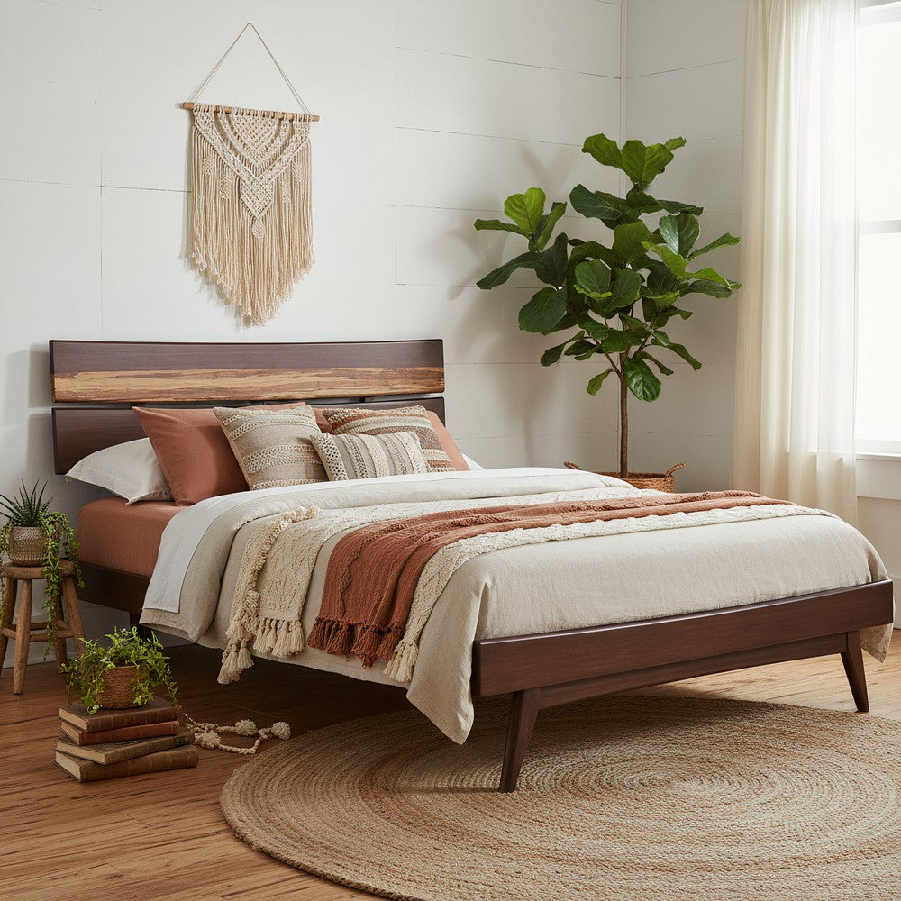 Greenington - Sarah King Platform Bed, Burgundy  - SRH002BG view 7
