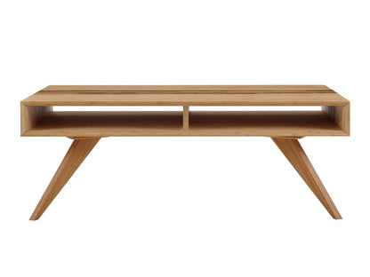 Greenington - Sarah Solid Bamboo Coffee Table with Open Shelf Storage & Exotic Tiger Detailing - SRH010GD view 2