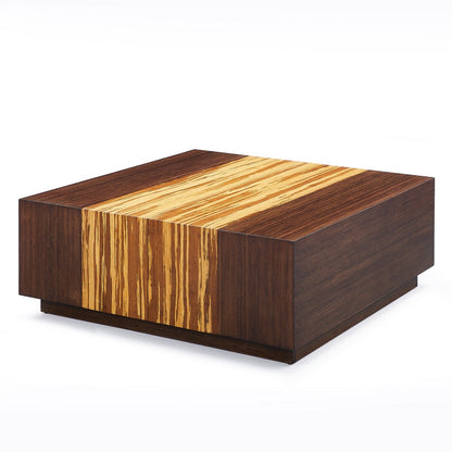 Greenington - Sarah Solid Bamboo Square Coffee Table with Hidden Storage - SRH014BG view 1