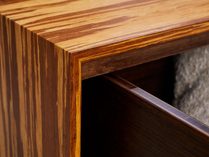 Greenington - Sarah Solid Bamboo Square Coffee Table with Hidden Storage - SRH014BG view 4