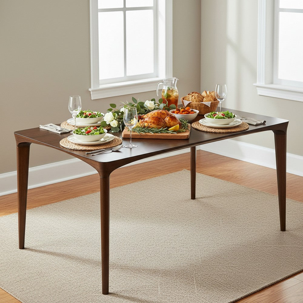 Greenington - Solene 60 Mid-Century Modern Dining Table in Black Walnut - SNE002CE view 4