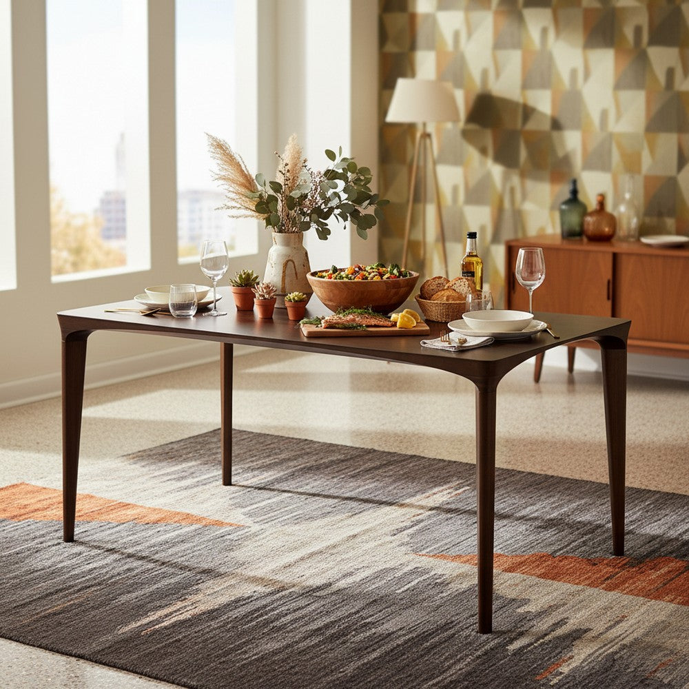 Greenington - Solene 60 Mid-Century Modern Dining Table in Black Walnut - SNE002CE view 5