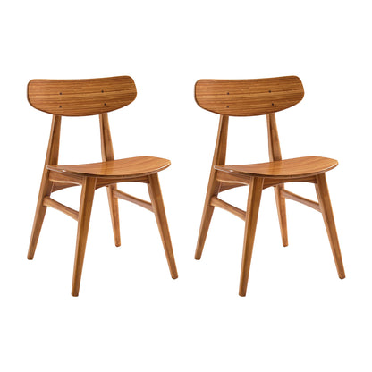 Greenington - Solid Bamboo Dining Chairs Set of 2 in Copper - CRL001CP view 1