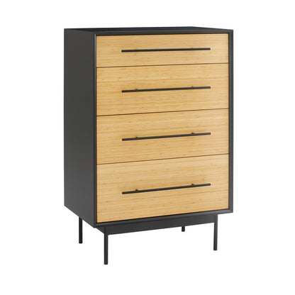 Greenington - Spencer 4 Drawer High Chest, Sand - SPN005SD view 1