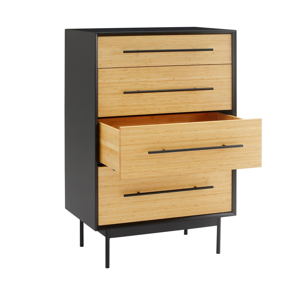 Greenington - Spencer 4 Drawer High Chest, Sand - SPN005SD view 3