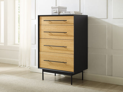 Greenington - Spencer 4 Drawer High Chest, Sand - SPN005SD view 7