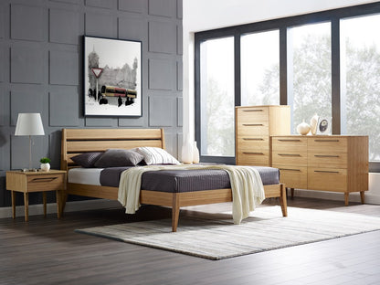 Greenington - Tristan Queen Platform Bed, Golden - TSN090GD view 10
