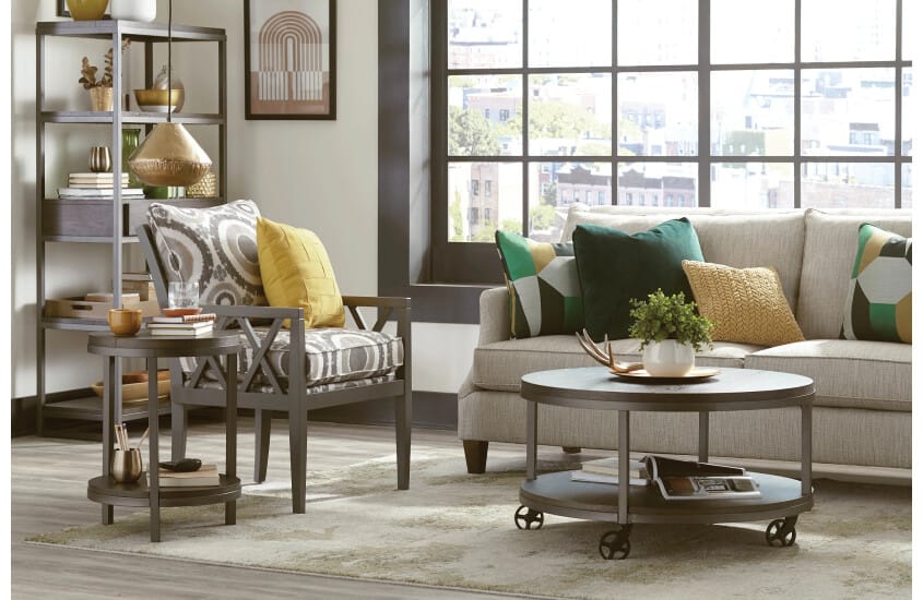 Hammary - Baja Ii Round Coffee Table - 990-911_CLOSEOUT-HC view 3