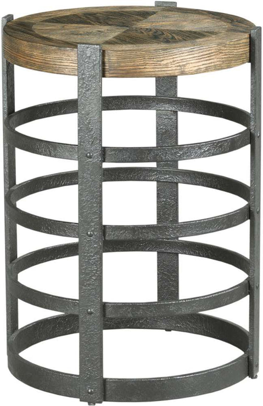 Hammary - Hidden Treasures Barrel Strap End Table - 090-973 veiw 1