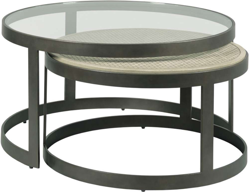 Hammary - Hidden Treasures Concrete Nesting Coffee Tables - 090-1047 veiw 1