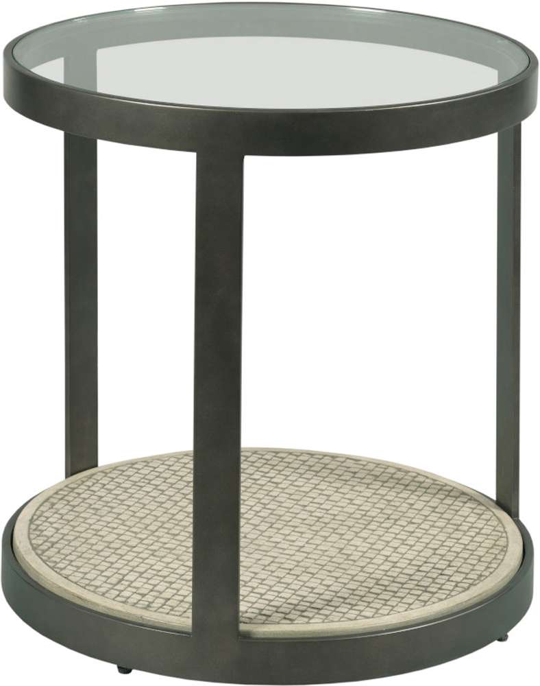 Hammary - Hidden Treasures Concrete Round End Table - 090-1048 veiw 1
