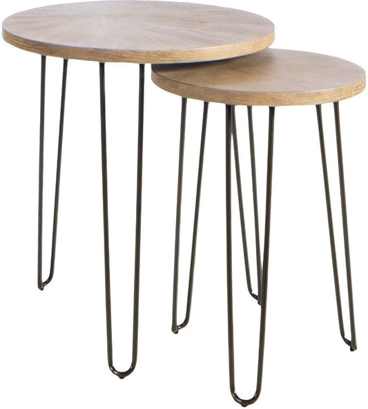 Hammary - Oblique Round Nesting End Tables - 834-914 veiw 1