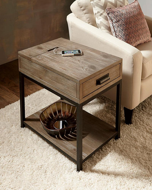 Hammary - Parsons Charging Chairside (KD) - 444-916 veiw 1