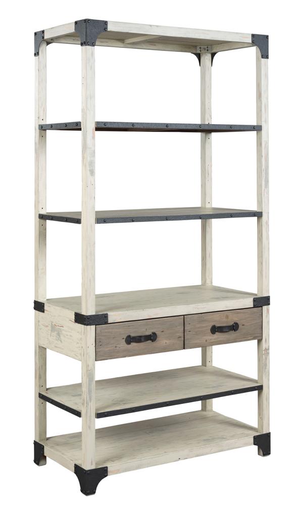 Hammary - Reclamation Place Bookcase - KD - 523-588 veiw 1