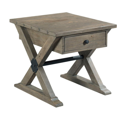 Hammary - Reclamation Place Rectangular Drawer End Table - KD - 523-915 veiw 1