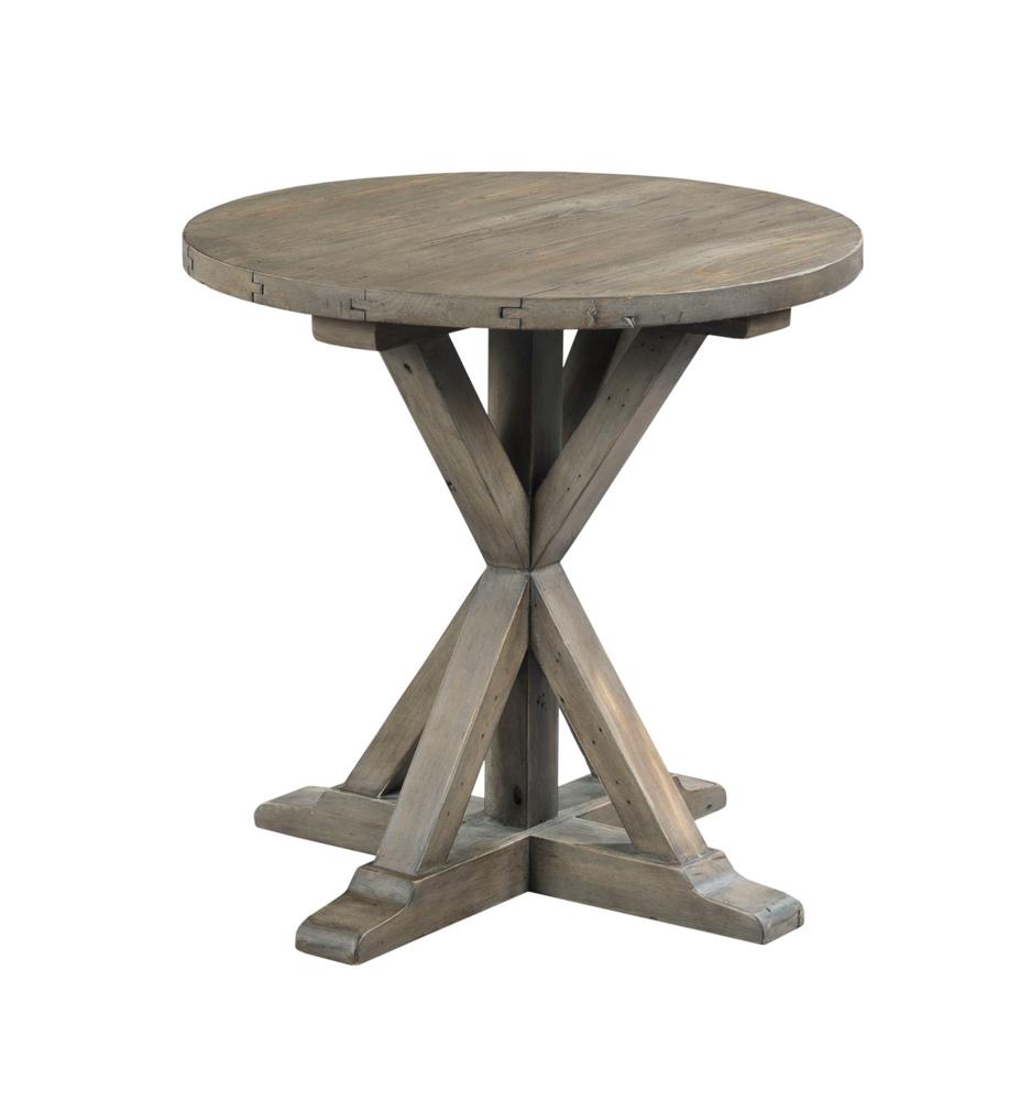 Hammary - Reclamation Place Round End Table - 523-918 veiw 1