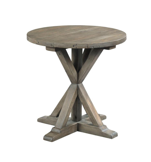 Hammary - Reclamation Place Round End Table - 523-918 veiw 1