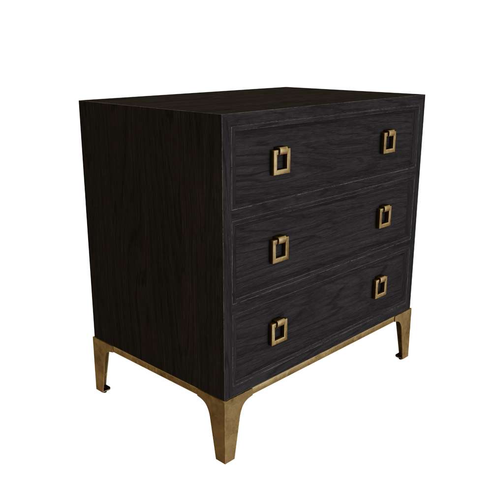 Hekman Furniture - Edgewater - Triple Drawer Night Stand - 23863_HEKMAN veiw 4