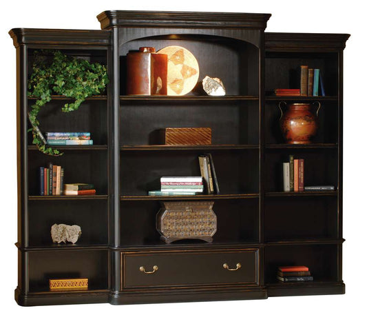 Hekman Furniture - Louis Philippe - Executive Center Bookcase - 79144 veiw 2