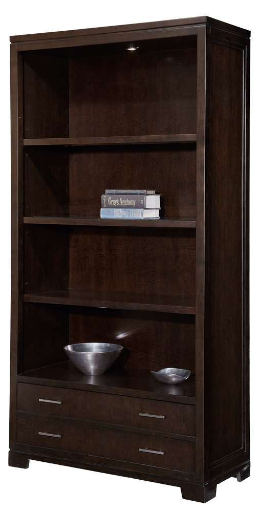 Hekman Furniture - Mocha - Executive Bookcase - 79184 veiw 1