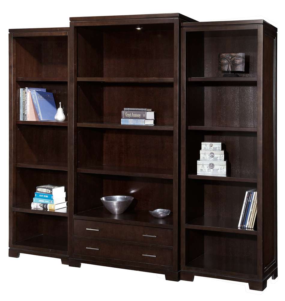 Hekman Furniture - Mocha - Executive Bookcase - 79184 veiw 2