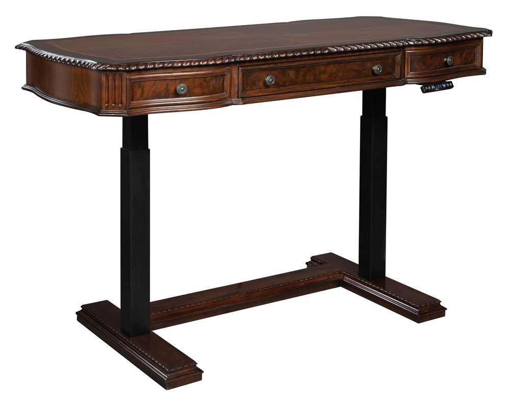 Hekman Furniture - Old World Walnut Burl - Adjustable Height Desk - 28499 veiw 1