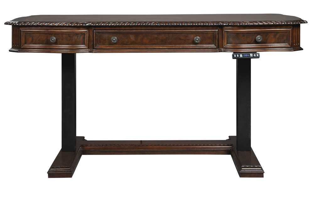 Hekman Furniture - Old World Walnut Burl - Adjustable Height Desk - 28499 veiw 2