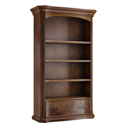 Hekman Furniture - Old World Walnut Burl - Executive Center Bookcase - 79164 veiw 5