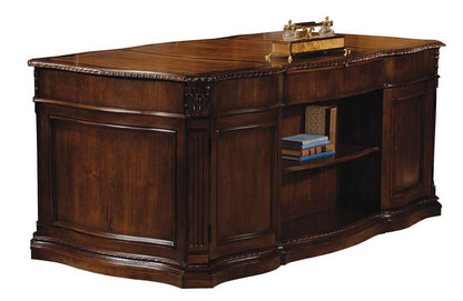 Hekman Furniture - Old World Walnut Burl - Executive Desk - 79160 veiw 2