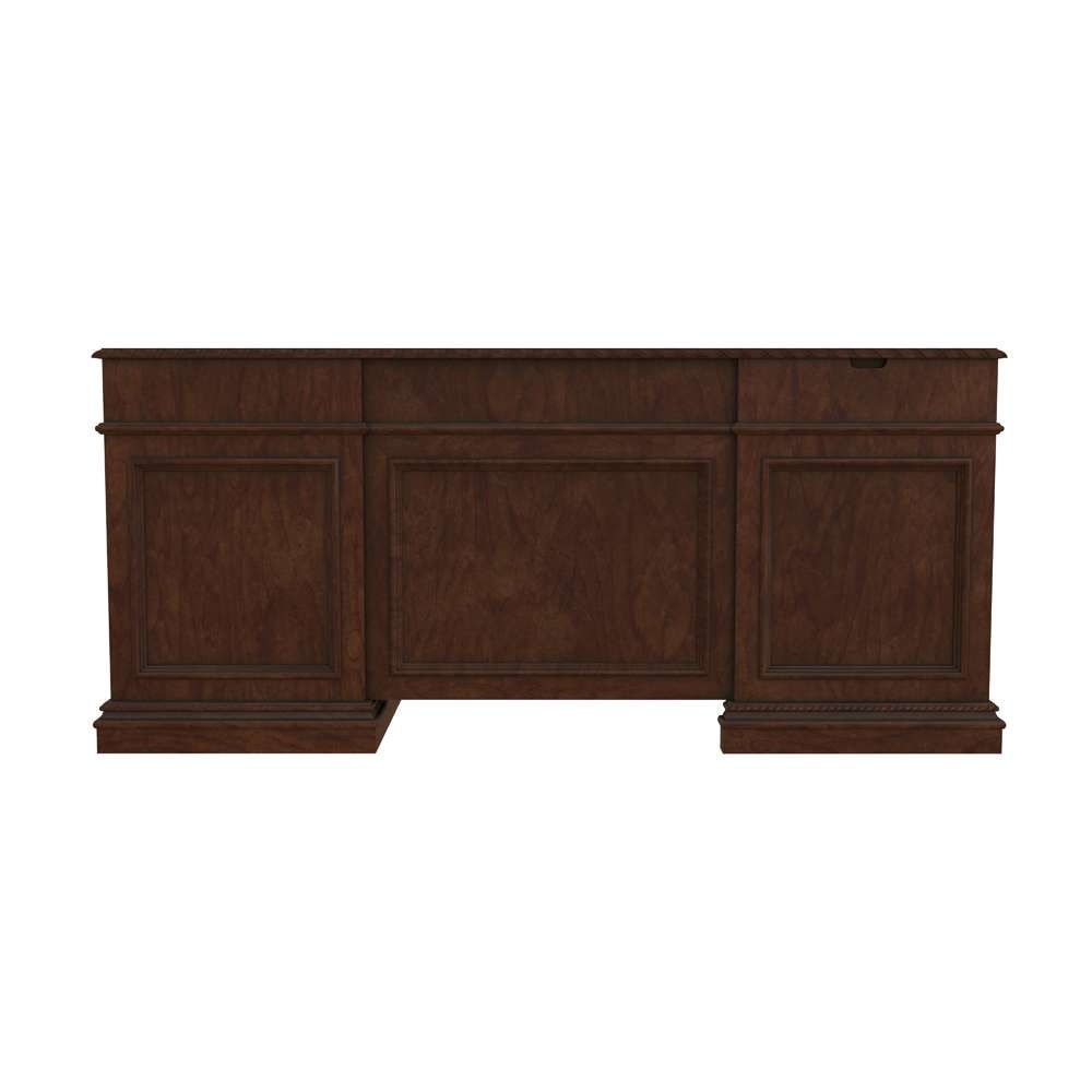 Hekman Furniture - Old World Walnut Burl - Executive L-shape Desk - 79167 veiw 3