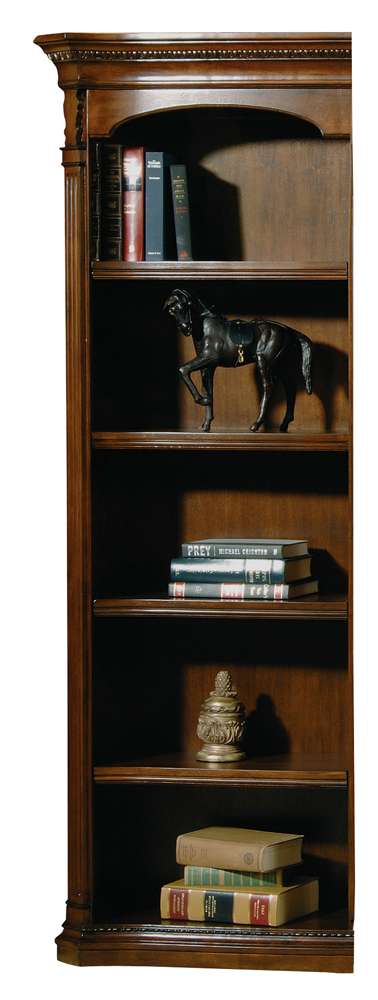 Hekman Furniture - Old World Walnut Burl - Executive Left Bookcase - 79166 veiw 1