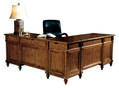 Hekman Furniture - Urban Ash Burl - Executive L-shape Desk - 79107 veiw 2