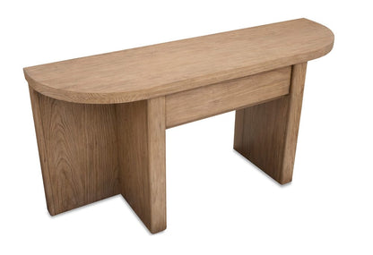 Henry & Mason  -  Aidenvale Golden Oat Demilune Sofa Table  - AFA00978 view 2