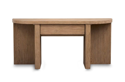 Henry & Mason  -  Aidenvale Golden Oat Demilune Sofa Table  - AFA00978 view 4