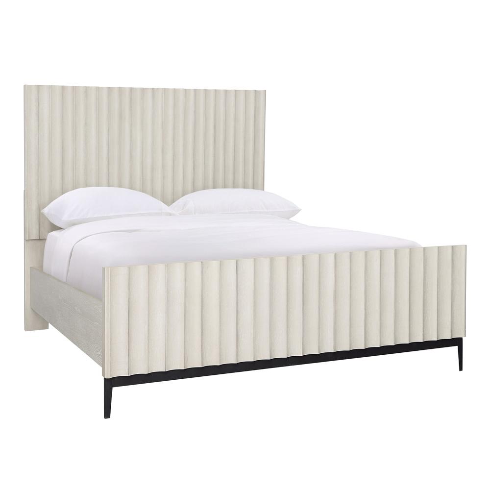 Henry & Mason - Alanza Bed Queen in Light Grey - DV7205 veiw 1