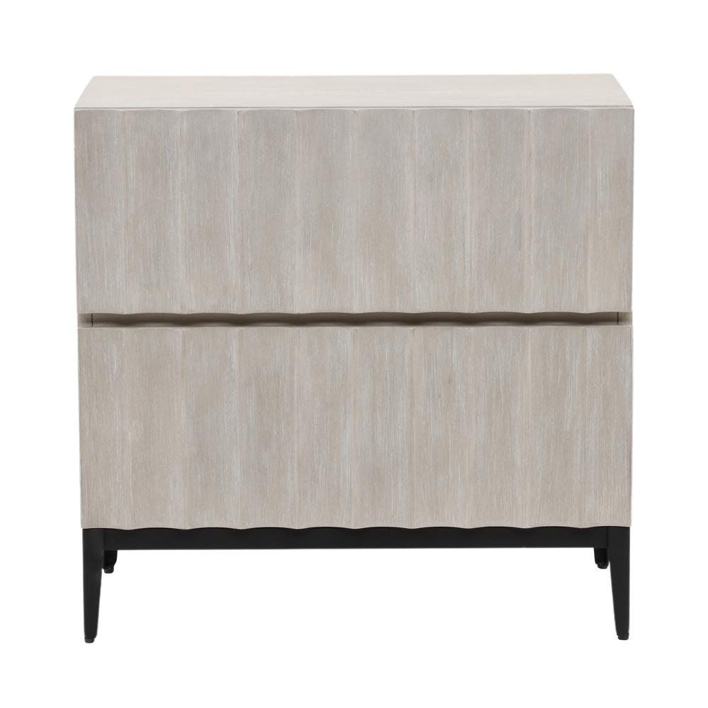 Henry & Mason - Alanza Nightstand in Light Grey - DV7220 veiw 2