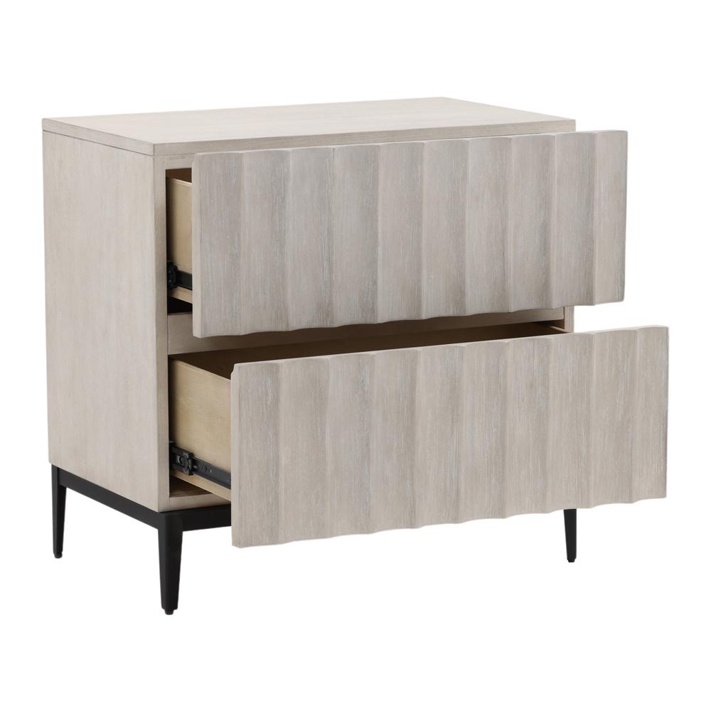 Henry & Mason - Alanza Nightstand in Light Grey - DV7220 veiw 5