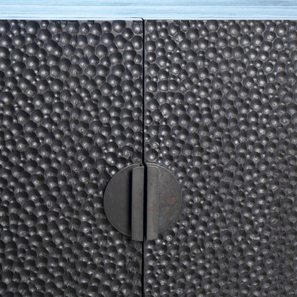 Henry & Mason - Allegen Reclaimed Pine Sideboard in Black with Antique Iron Legs - DV7073 veiw 4