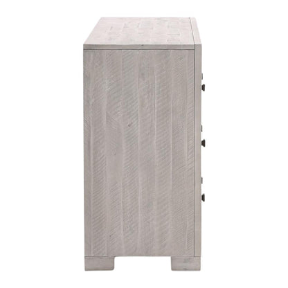 Henry & Mason - Andre Solid Acacia Wood 6 Drawer Double Dresser in Gray wash - DV7178 veiw 3