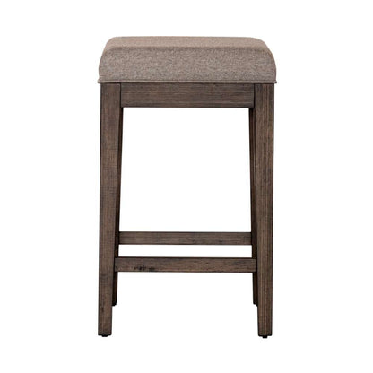 Henry & Mason - Archers Stream Uph Console Stool in Weathered Stone - AFA01845 view 4