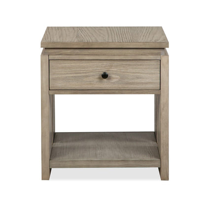 Henry & Mason  -  Arclen Stone Harbor Grey Rectangular End Table  - AFA00902 view 2